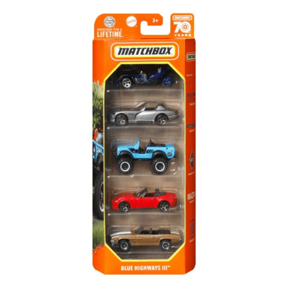 Matchbox Hero City 5 Pack Random Selection — Toy Vehicles & Trains