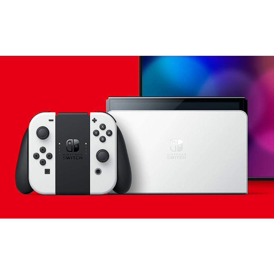 Nintendo Switch – OLED Model Console with White Joy-Con