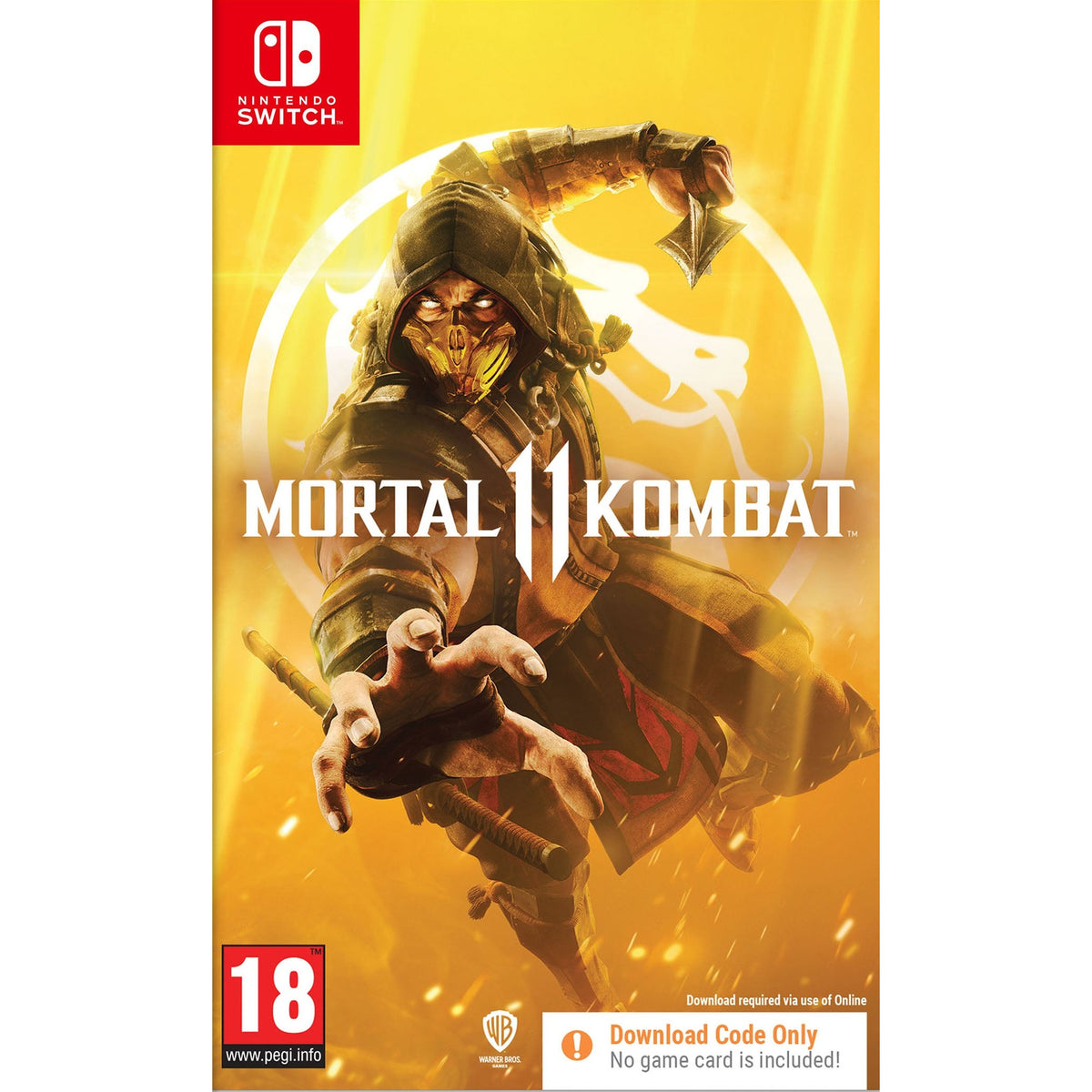 Mortal Kombat 11 for Nintendo Switch (Code in Box)