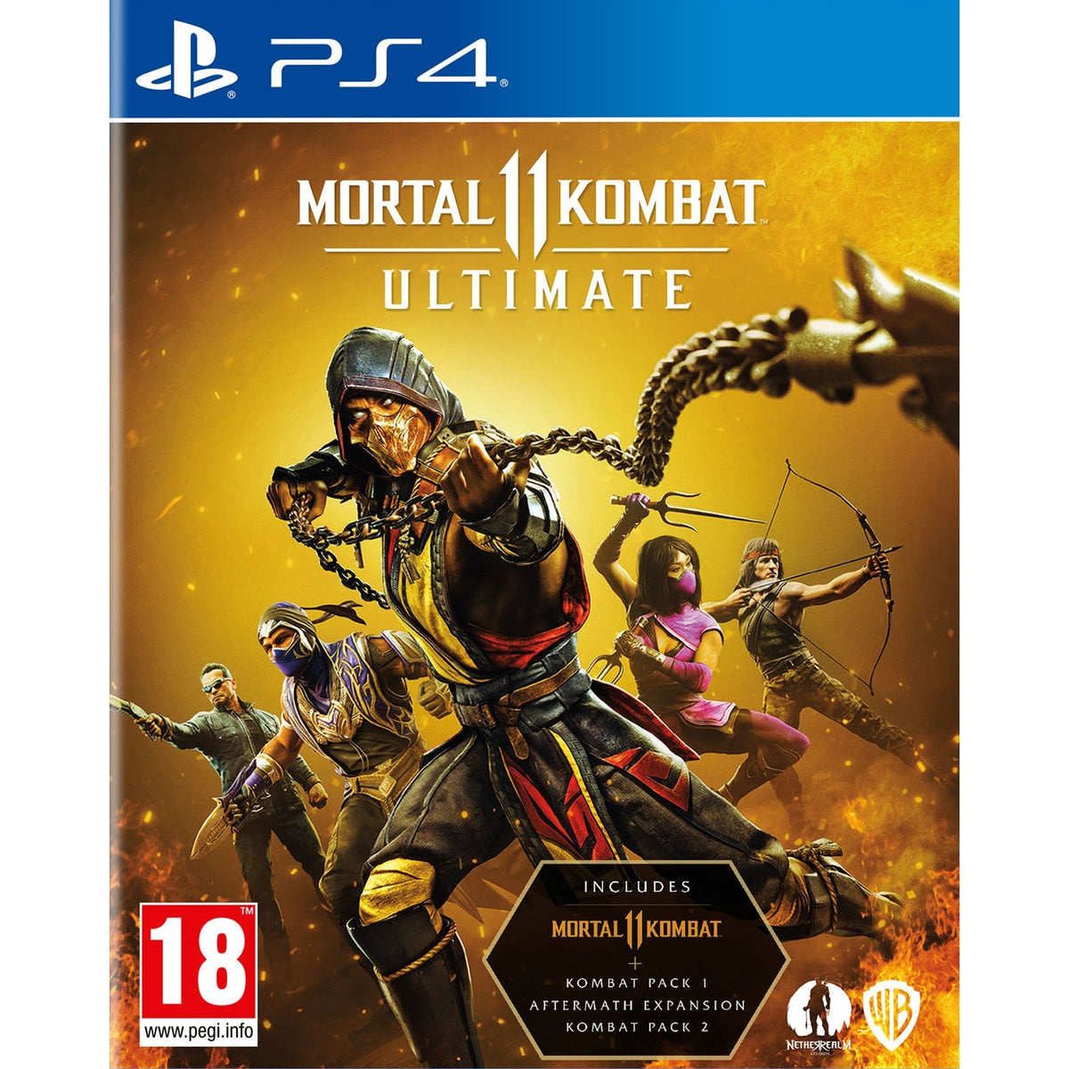 Mortal Kombat 11 Ultimate for PlayStation 4 (Disc)