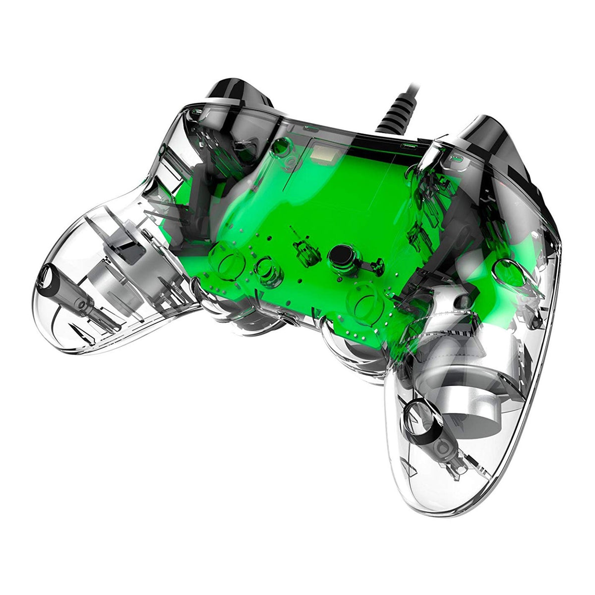 Nacon Wired Illuminated Compact Controller for PS4 - Green