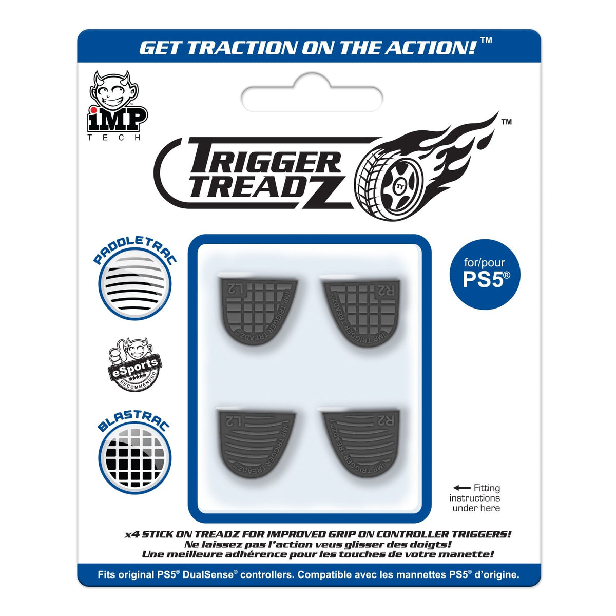 iMP Tech Trigger Treadz 4 Pack for PS5