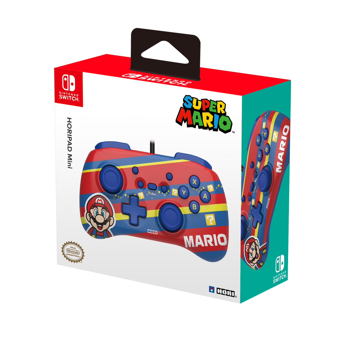 HORI HORIPAD Mini Mario Wired Controller for Nintendo Switch