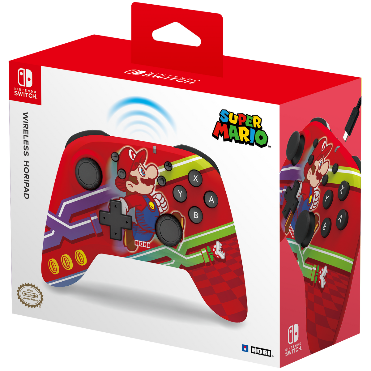 HORI Wireless HORIPAD Super Mario Controller for Nintendo Switch