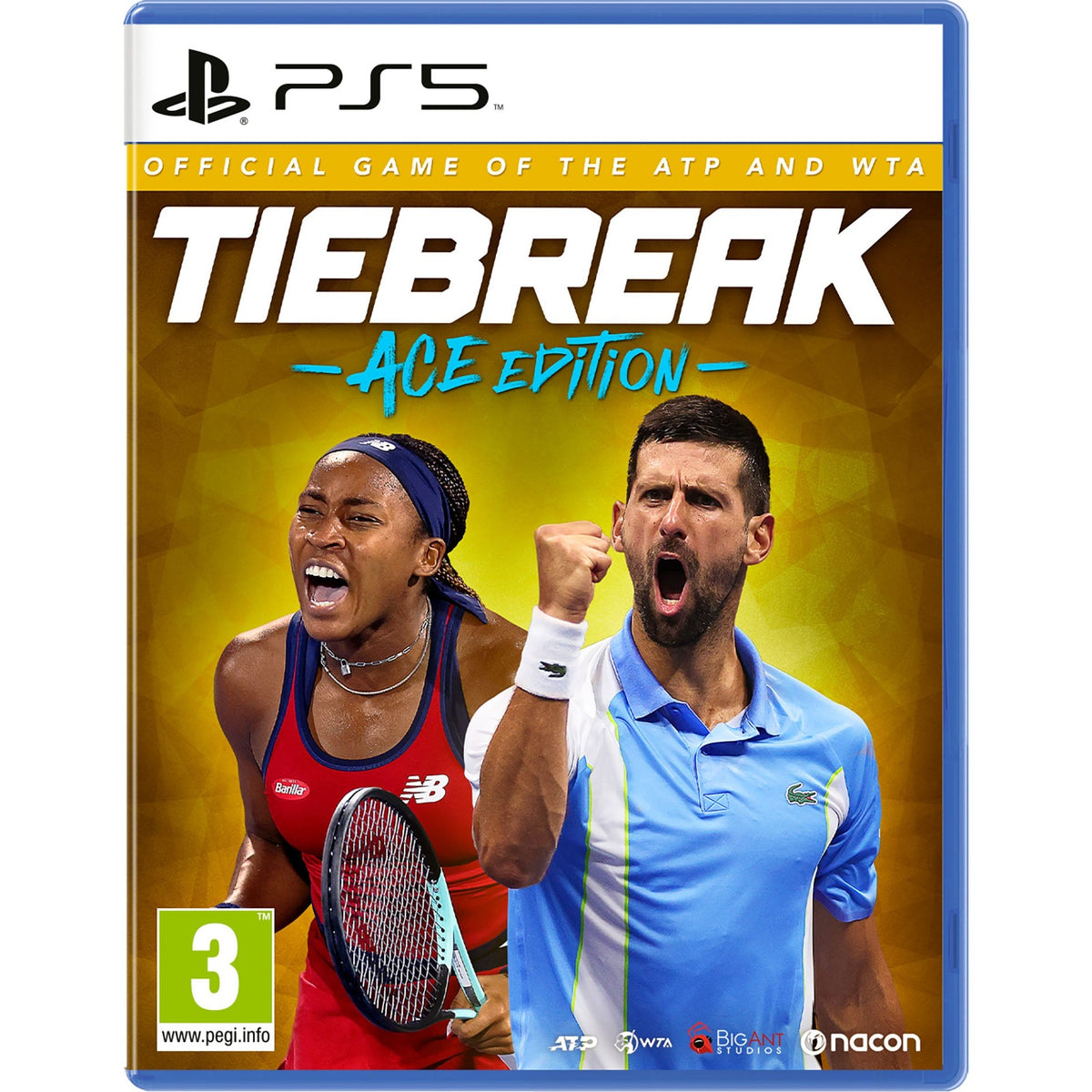 TIEBREAK: Official Game of the ATP and WTA – Ace Edition for PlayStation 5 (Disc)