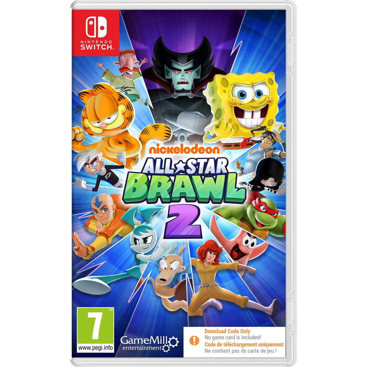 Nickelodeon All-Star Brawl 2 for Nintendo Switch (Code in Box)