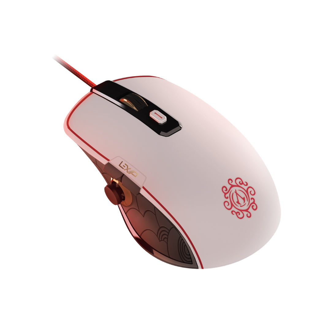 Lexip x Ubisoft Assassin's Creed Shadows Wired Gaming Mouse