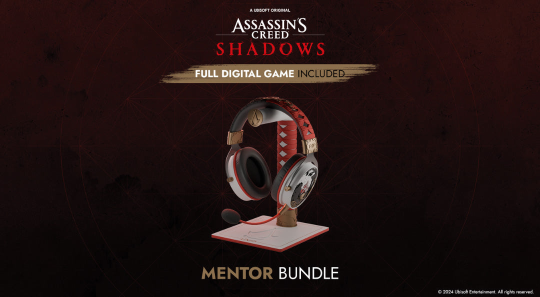 Lexip x Ubisoft Assassin's Creed Shadows Mentor Box PS5 Gaming Headset Bundle