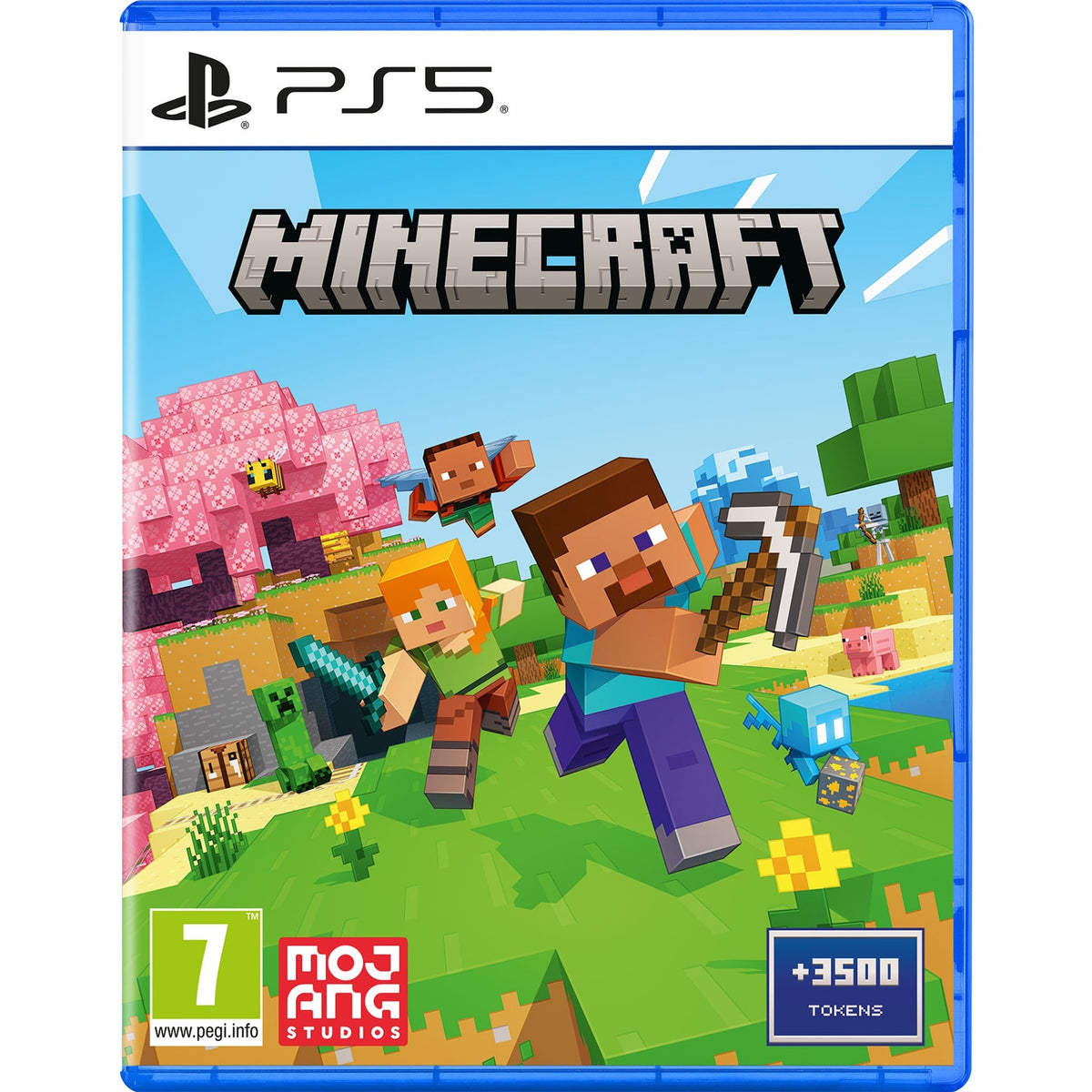 Minecraft for PlayStation 5 with 3,500 Tokens (Disc)
