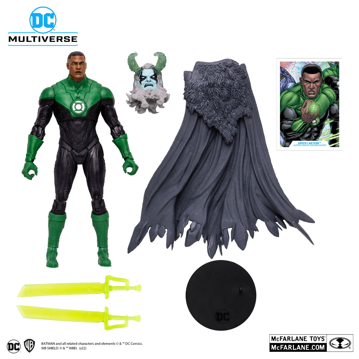 McFarlane Toys DC Multiverse Green Lantern John Stewart Endless Winter Build-A-Figure