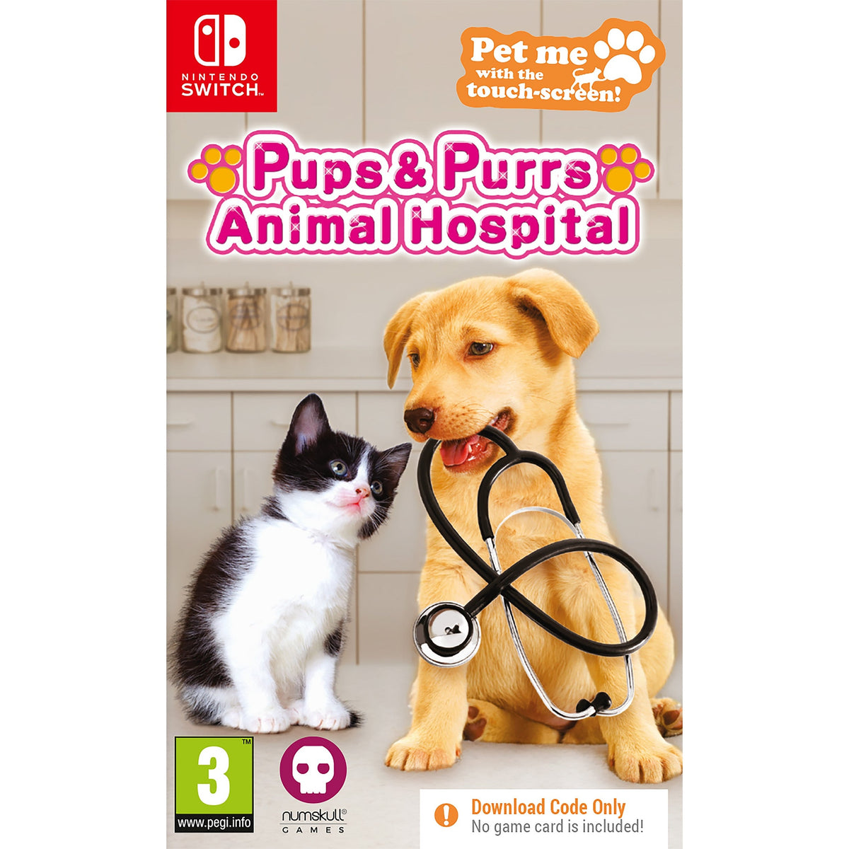 Pups & Purrs Animal Hospital for Nintendo Switch (Code in Box)