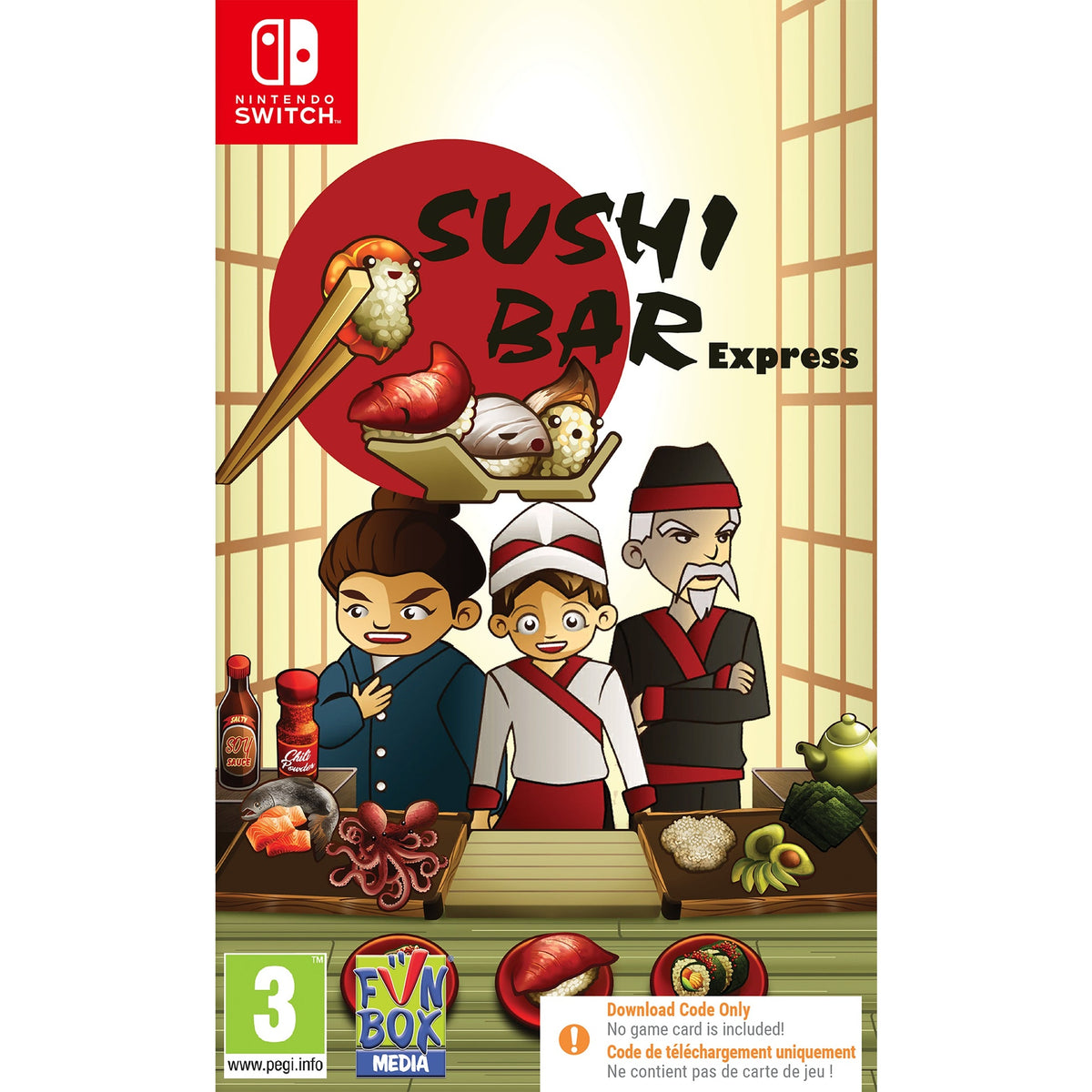 Sushi Bar Express for Nintendo Switch (Code in Box)