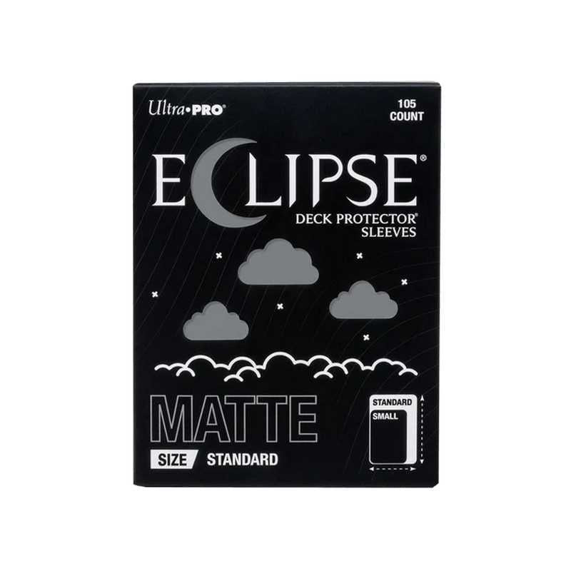 Eclipse Matte Standard Deck Protector Sleeves: Smoke Grey (105ct)