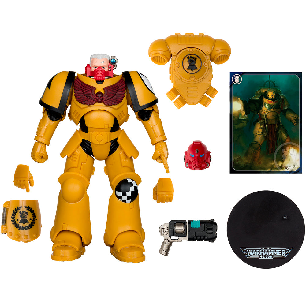McFarlane Toys Warhammer 40,000 Imperial Fists Intercessor Sergeant Gold Label 7-Inch Action Figure