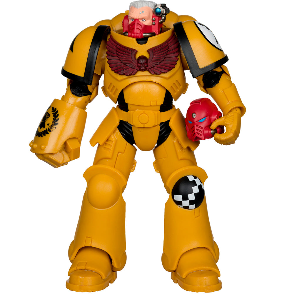 McFarlane Toys Warhammer 40,000 Imperial Fists Intercessor Sergeant Gold Label 7-Inch Action Figure