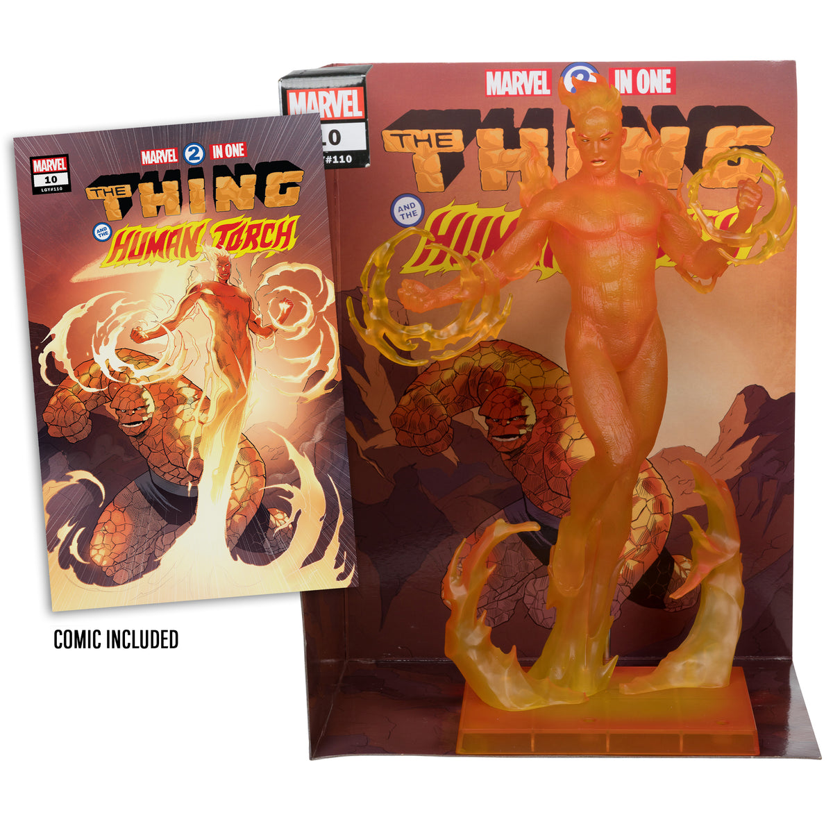 McFarlane Toys Marvel Human Torch Marvel 2-in-One #10 1:6 Scale Collectible Figure