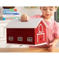 John Deere 1:64 Red Barn Farm Playset – 24 Pieces