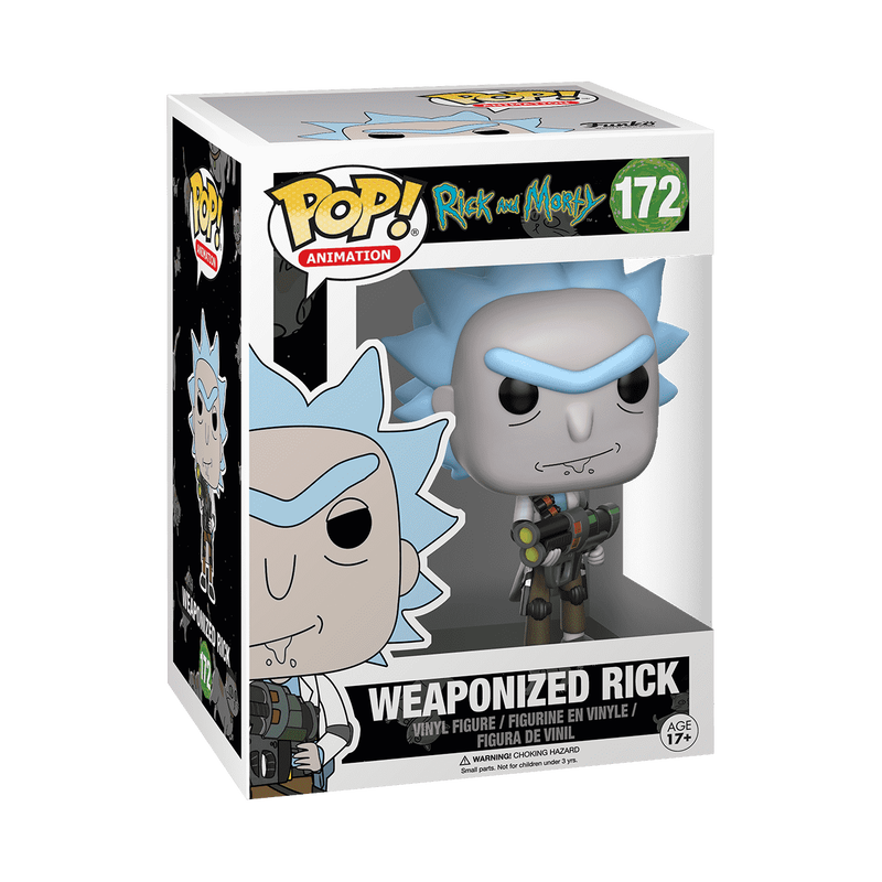Funko Pop! Animation Rick and Morty Weaponized Rick #172 (1 in 6 Chance of Chase)