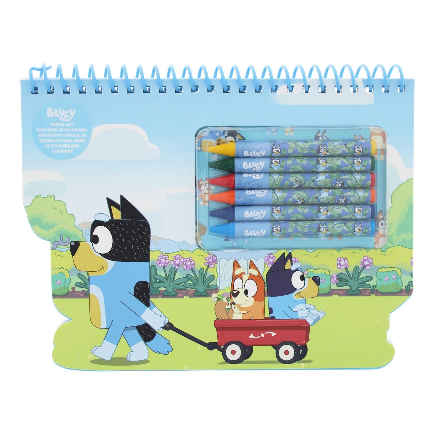Bluey Travel Activity Set with Stickers & Crayons