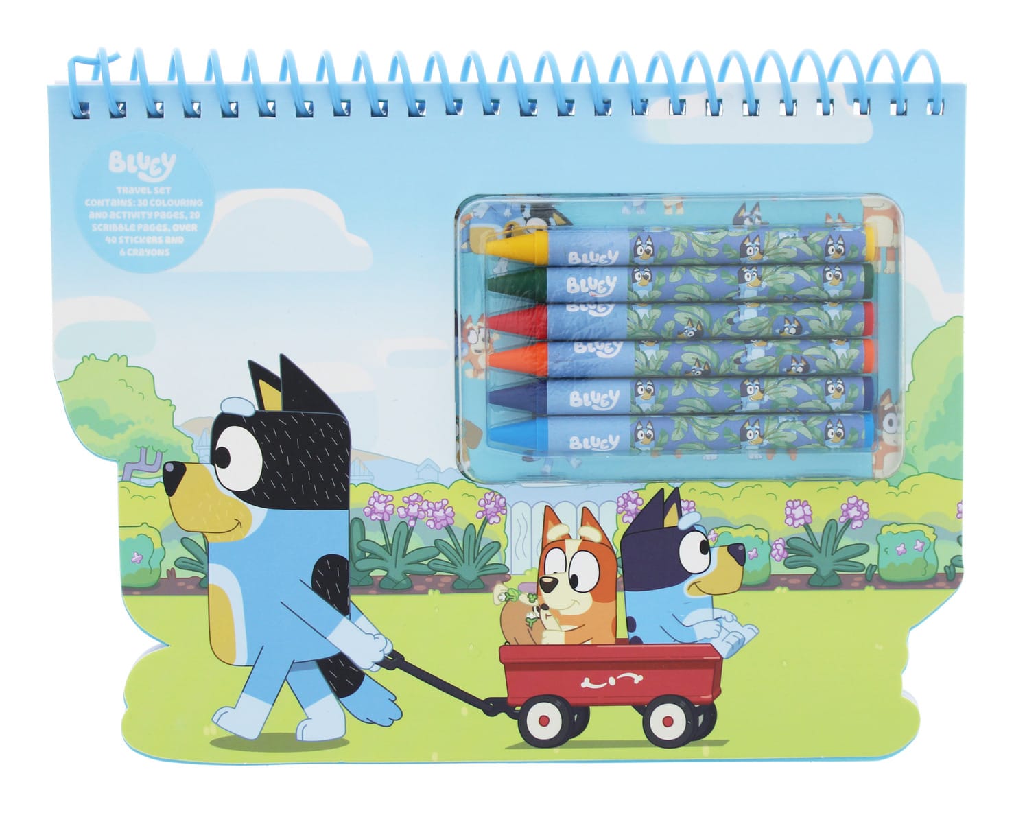 Bluey Travel Activity Set with Stickers & Crayons