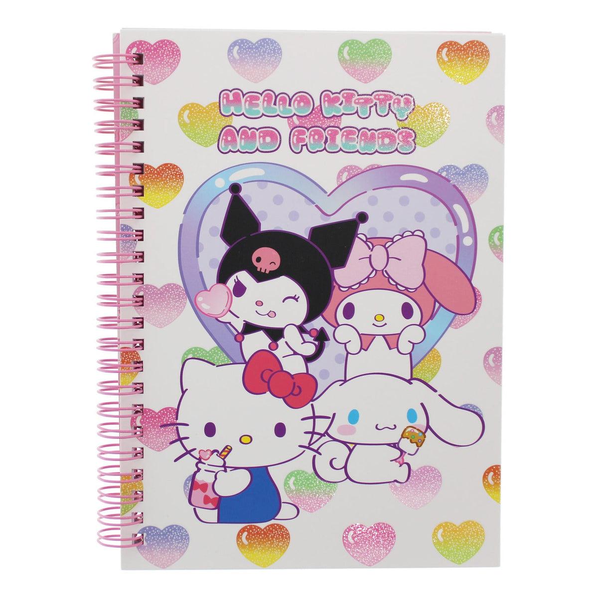 Hello Kitty and Friends Sweets A5 Spiral Notebook