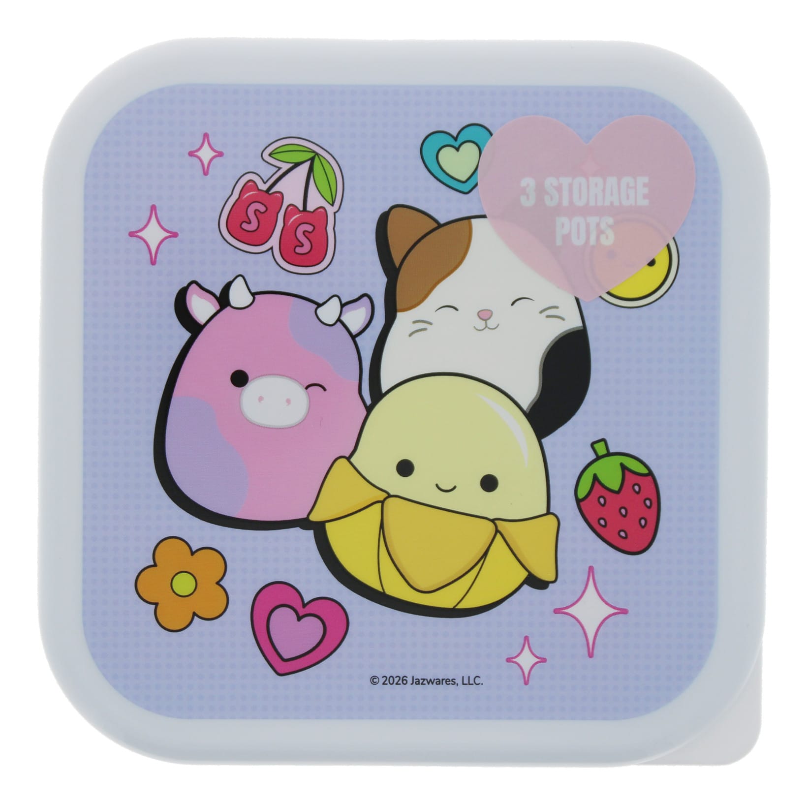 Squishmallows Nesting Snack Boxes 3 Pack