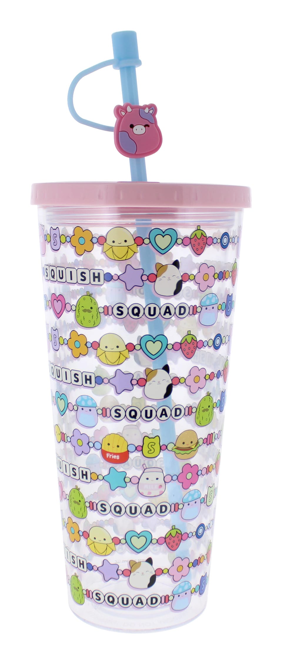 Squishmallows Squish Squad 700ml Beaker with Straw