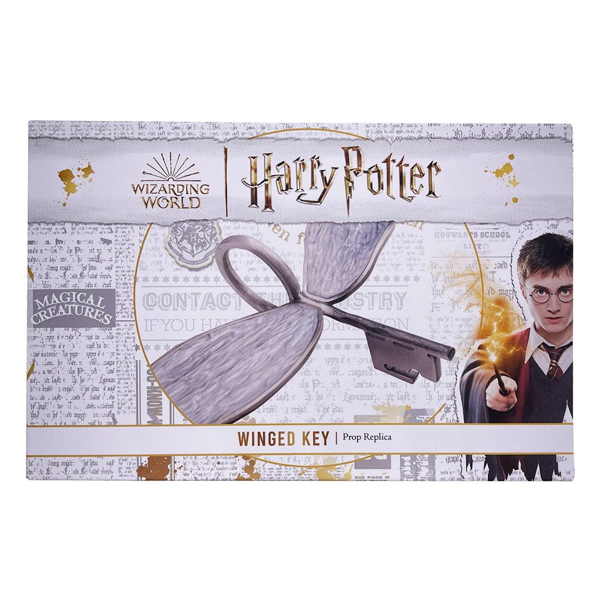 Harry Potter Professor Flitwick Enchanted Winged Key Replica
