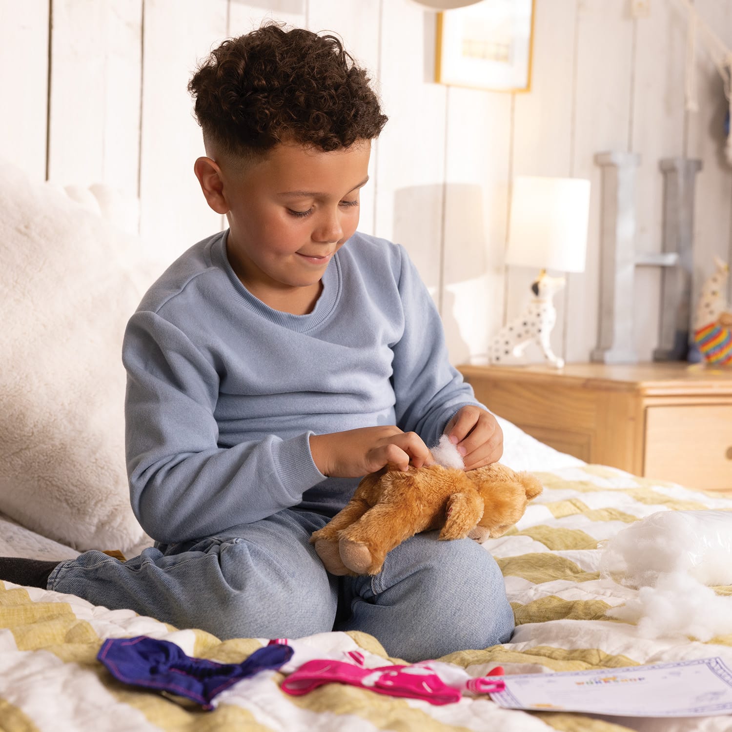 Casdon Build-A-Bear Workshop Furtastic Bear & Outfit Pack
