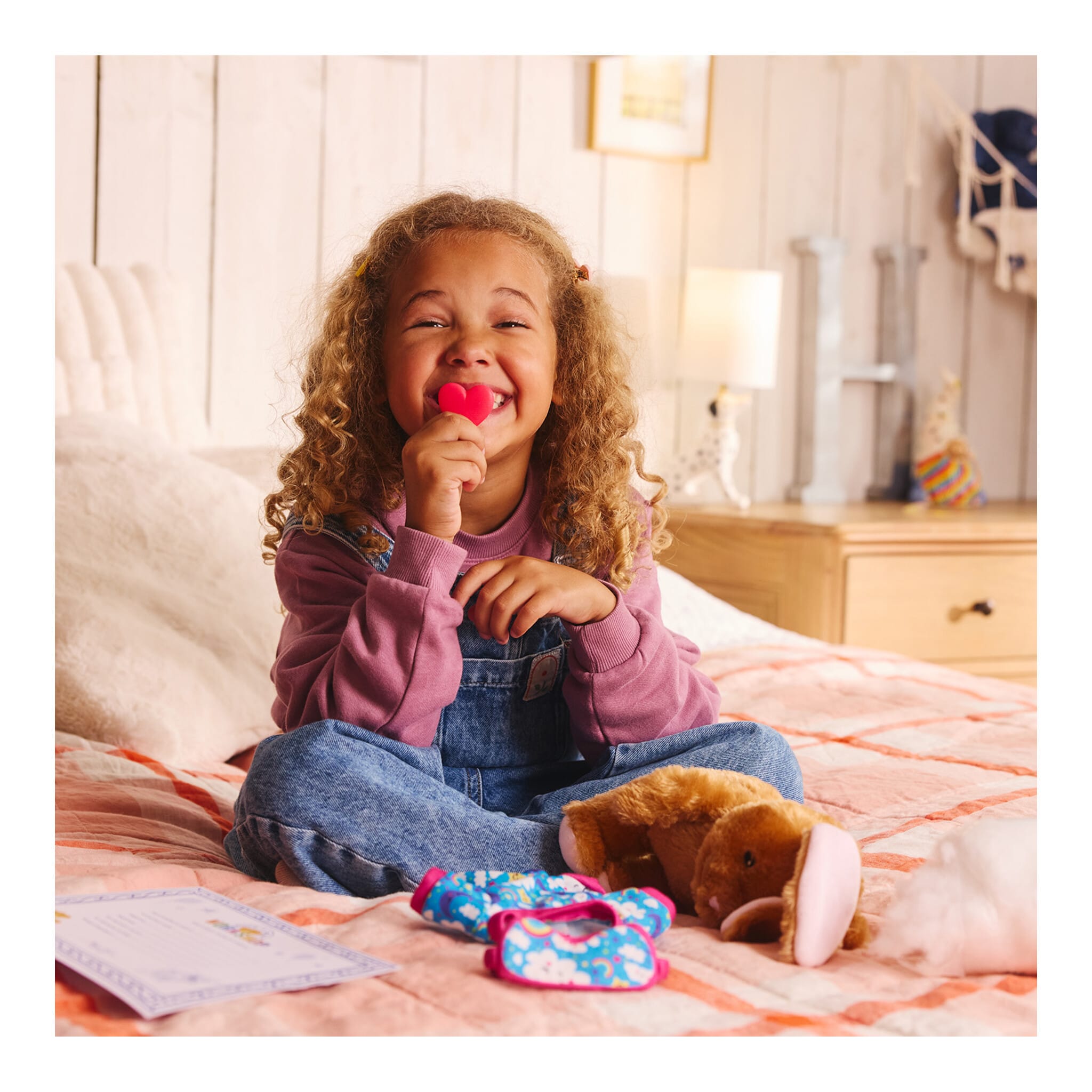 Casdon Build-A-Bear Workshop Furtastic Rabbit & Outfit Pack