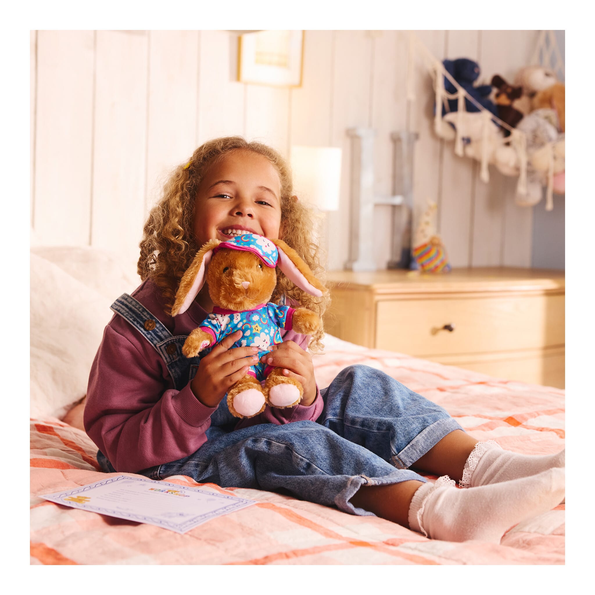 Casdon Build-A-Bear Workshop Furtastic Rabbit & Outfit Pack