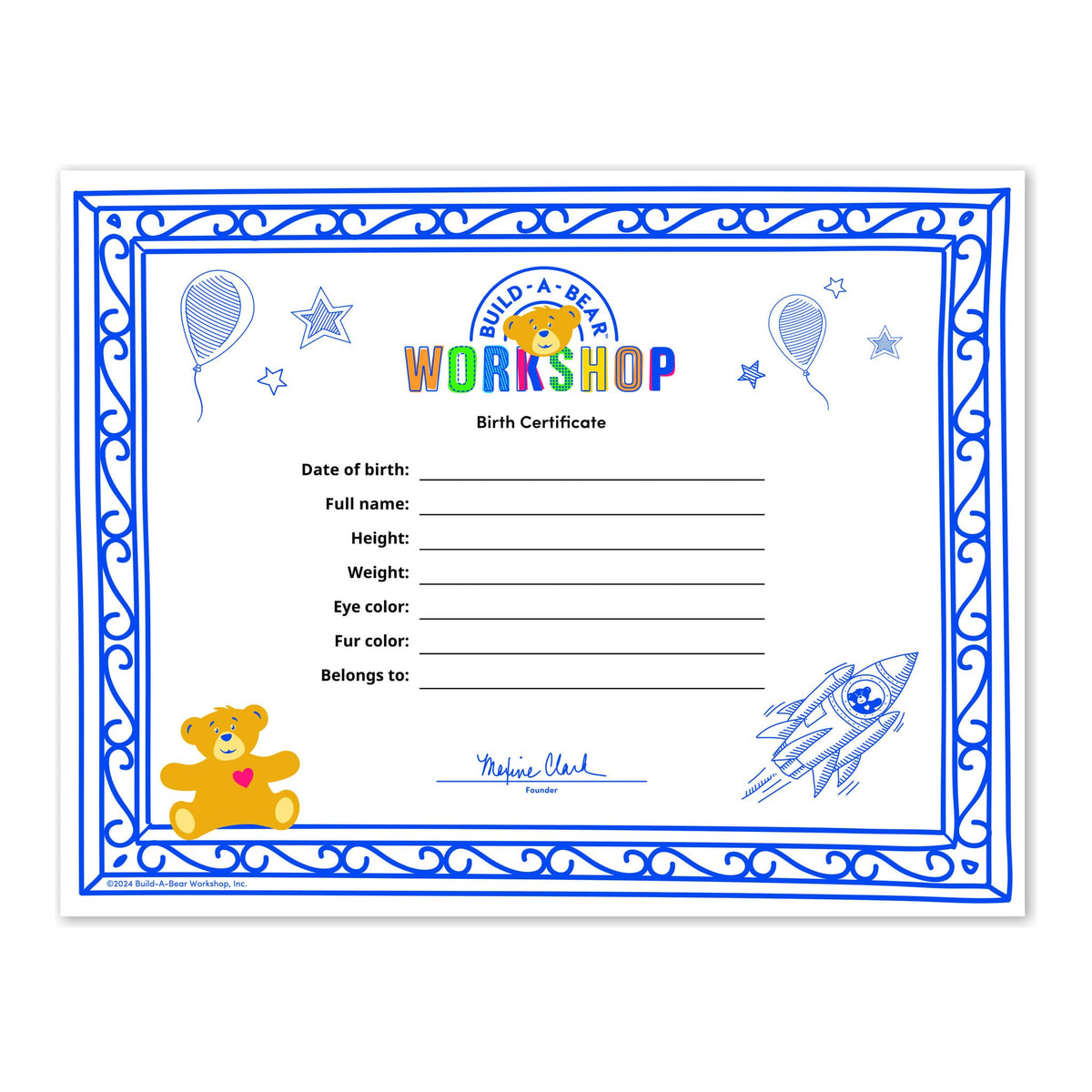 Casdon Build-A-Bear Workshop Furtastic Rabbit & Outfit Pack