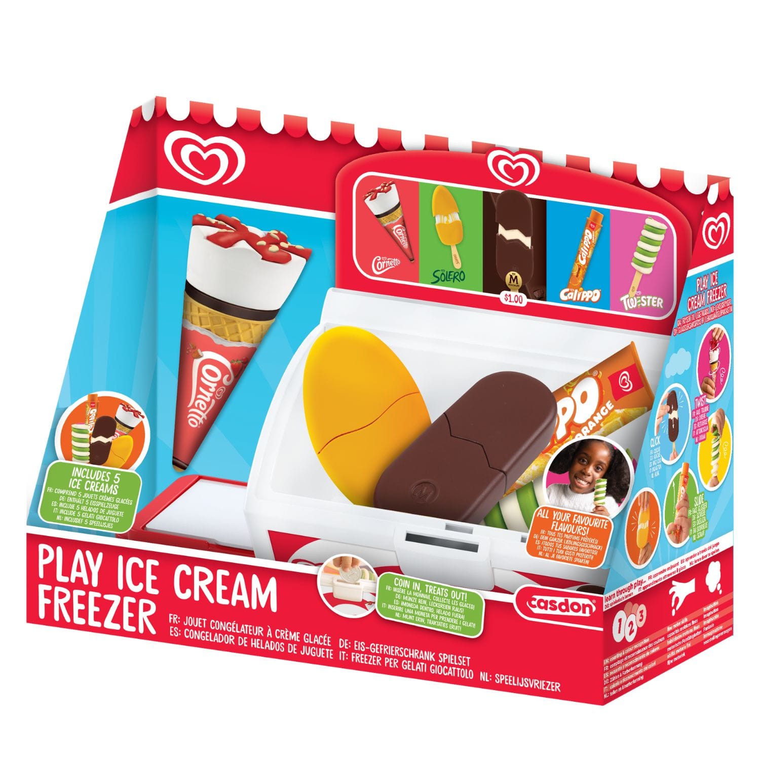 Casdon Walls Ice Cream Freezer Playset