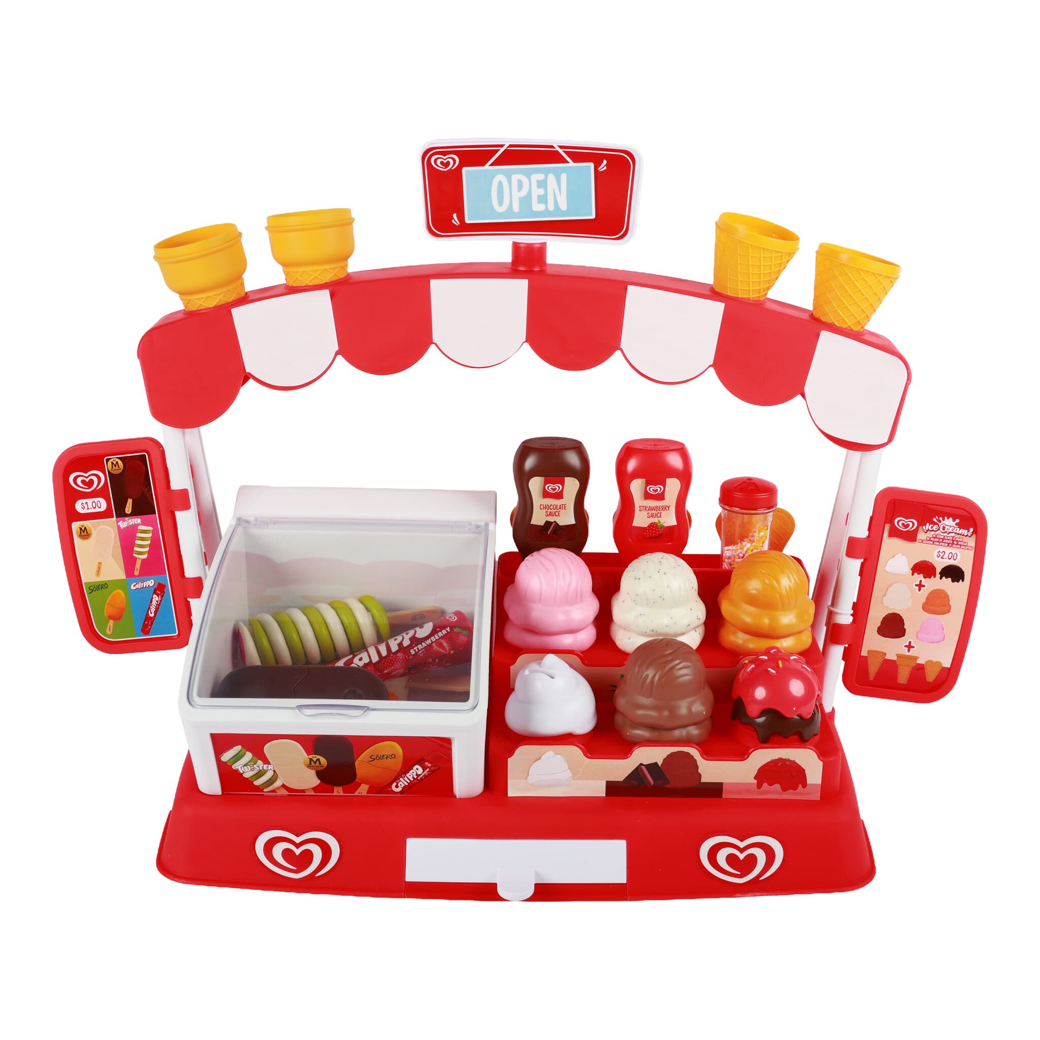 Casdon Walls Ice Cream Parlour Playset – 35+ Pieces