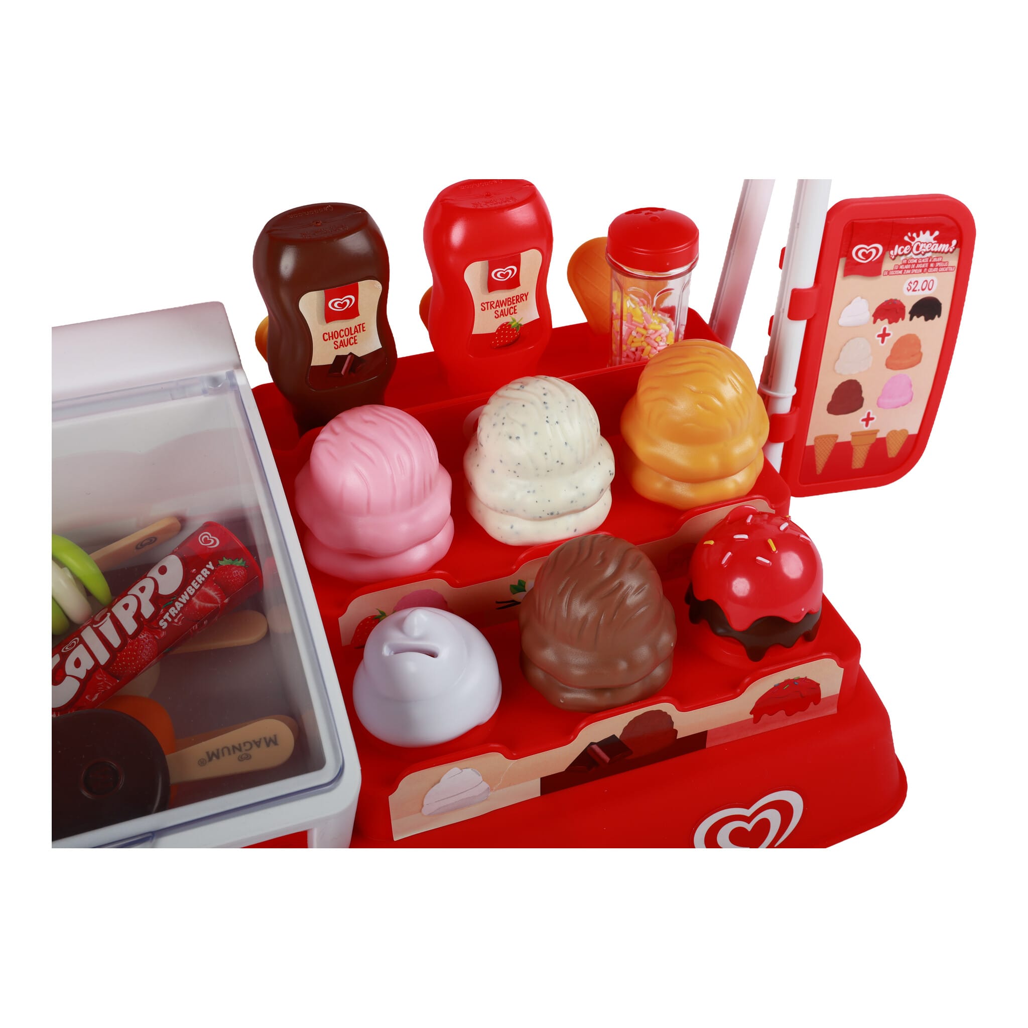 Casdon Walls Ice Cream Parlour Playset – 35+ Pieces