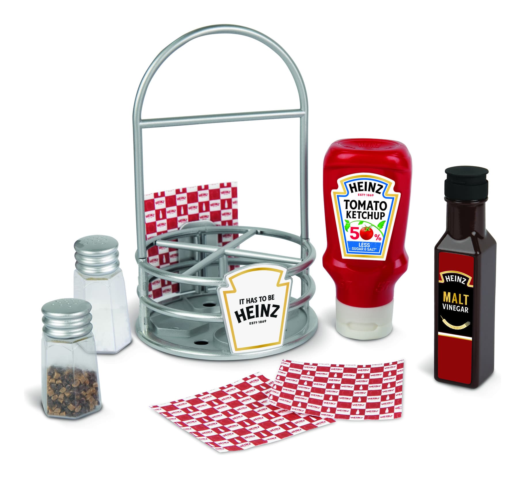 Casdon Heinz Caddy Set Pretend Play Kitchen Accessories