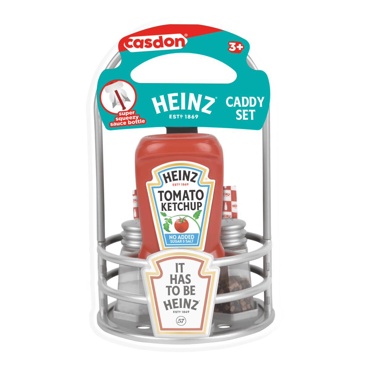 Casdon Heinz Caddy Set Pretend Play Kitchen Accessories