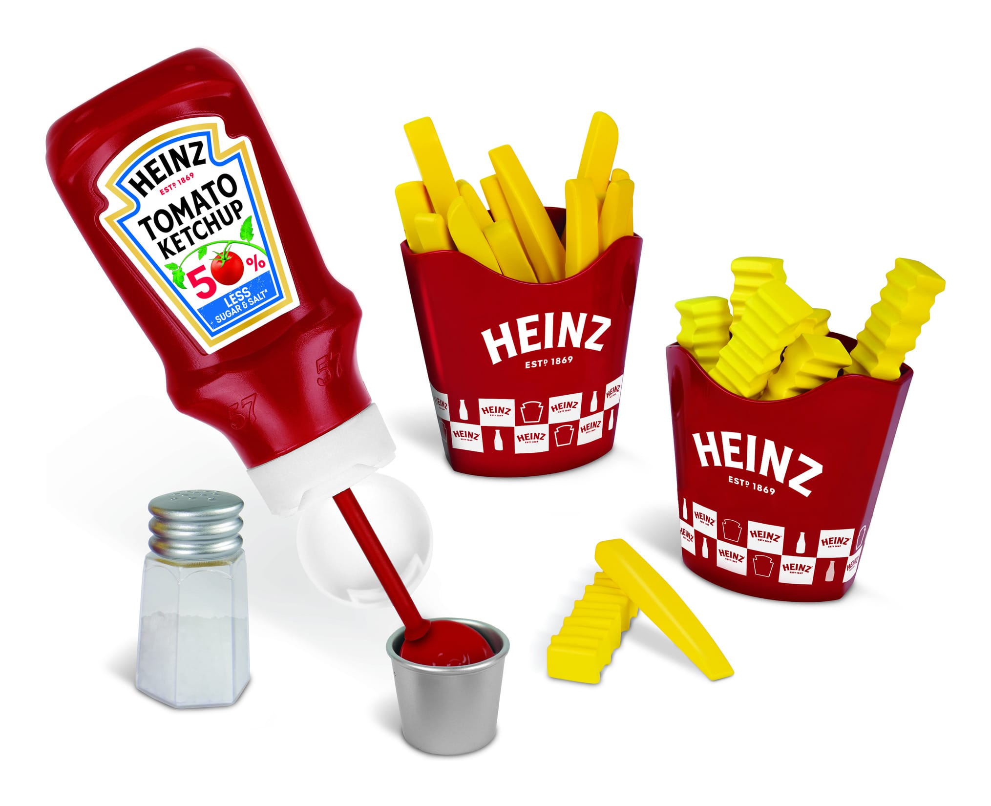 Casdon Heinz Chip & Dip Snack Set Pretend Play Food Toy