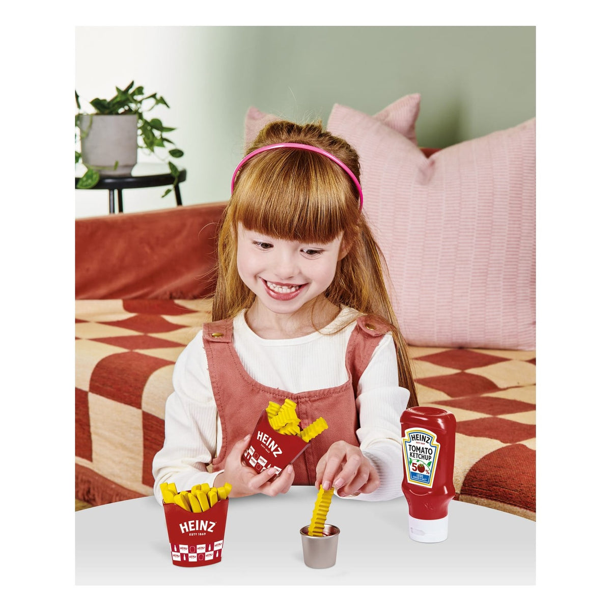 Casdon Heinz Chip & Dip Snack Set Pretend Play Food Toy