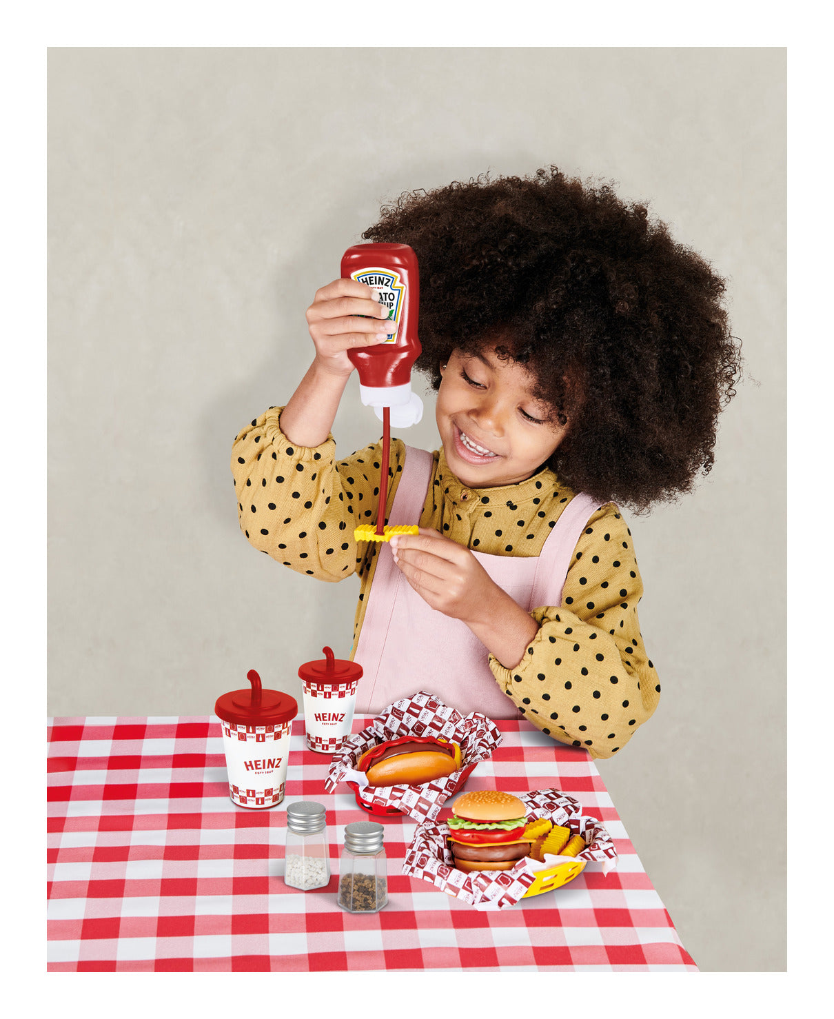 Casdon Heinz American Diner Pretend Play Food Set