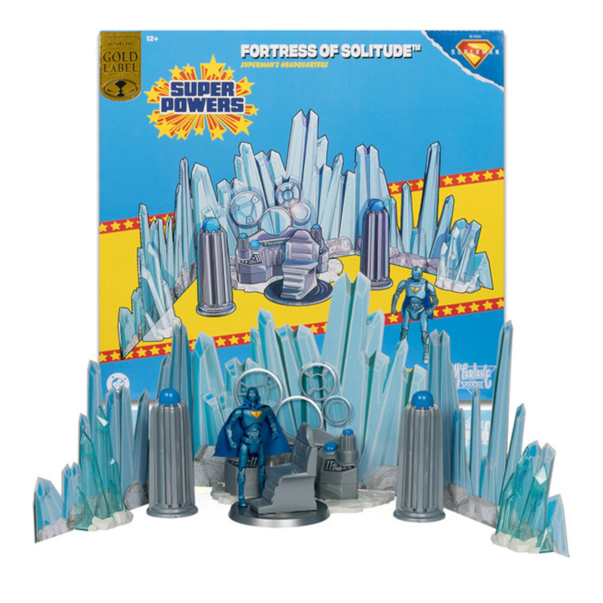 DC Super Powers Superman (2025) Fortress of Solitude with Superman Robot #4 Gold Label Playset