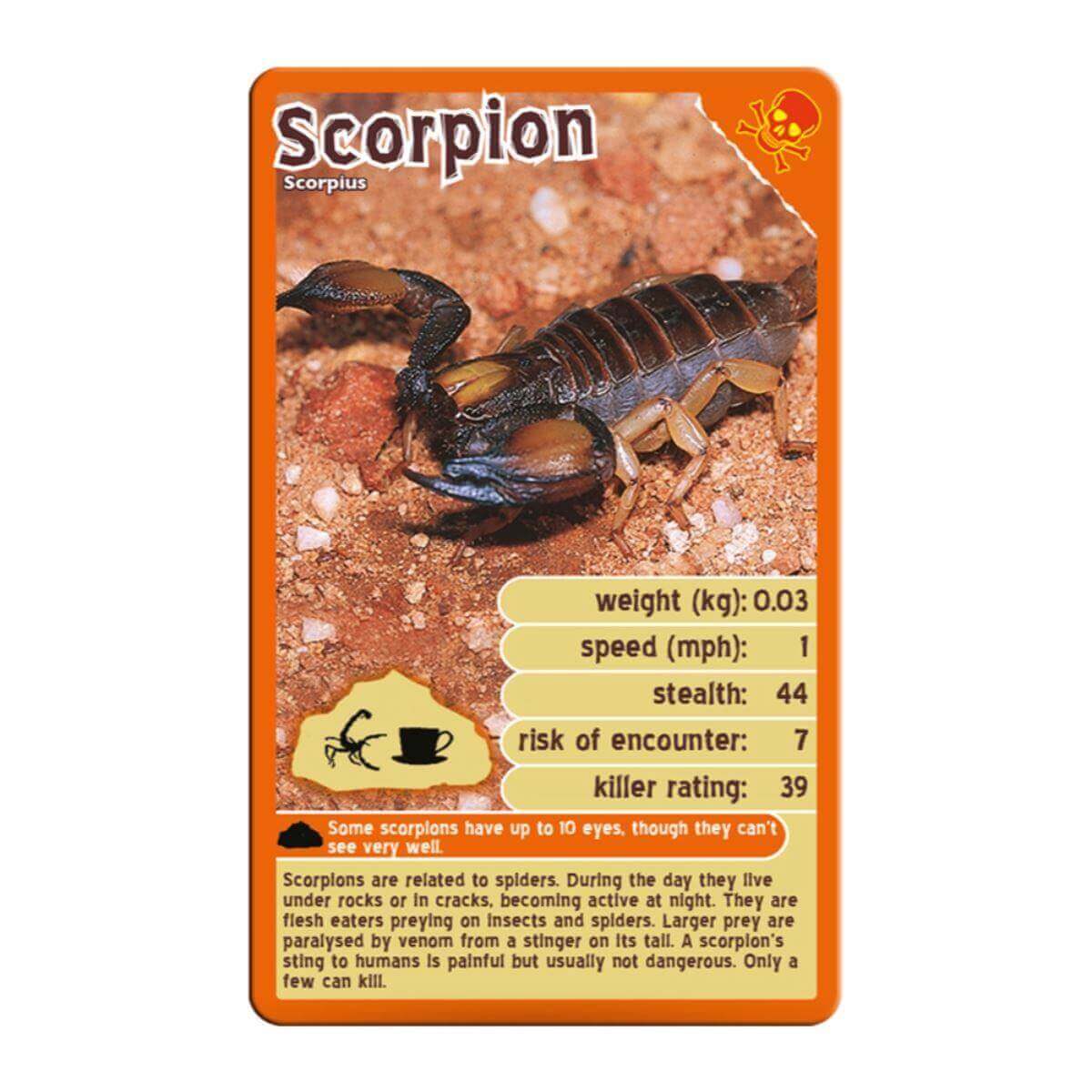 Top Trumps Deadliest Predators Card Game