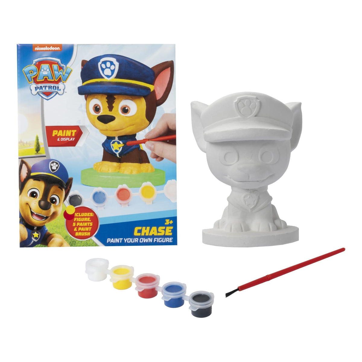 HTI Paw Patrol Paint Your Own Chase Figure Craft Kit