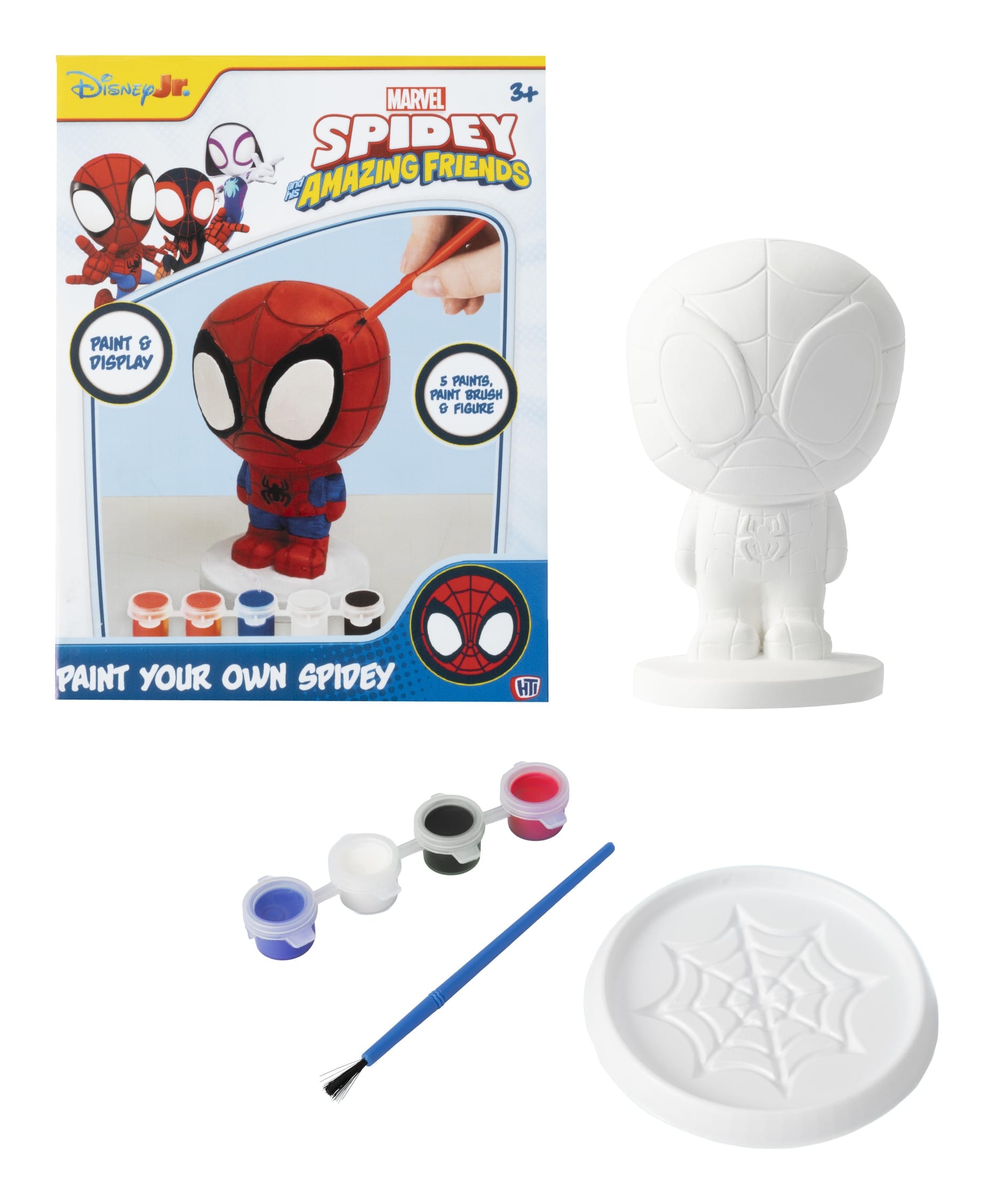 HTI Marvel Spidey and His Amazing Friends Paint Your Own Spidey Craft Kit