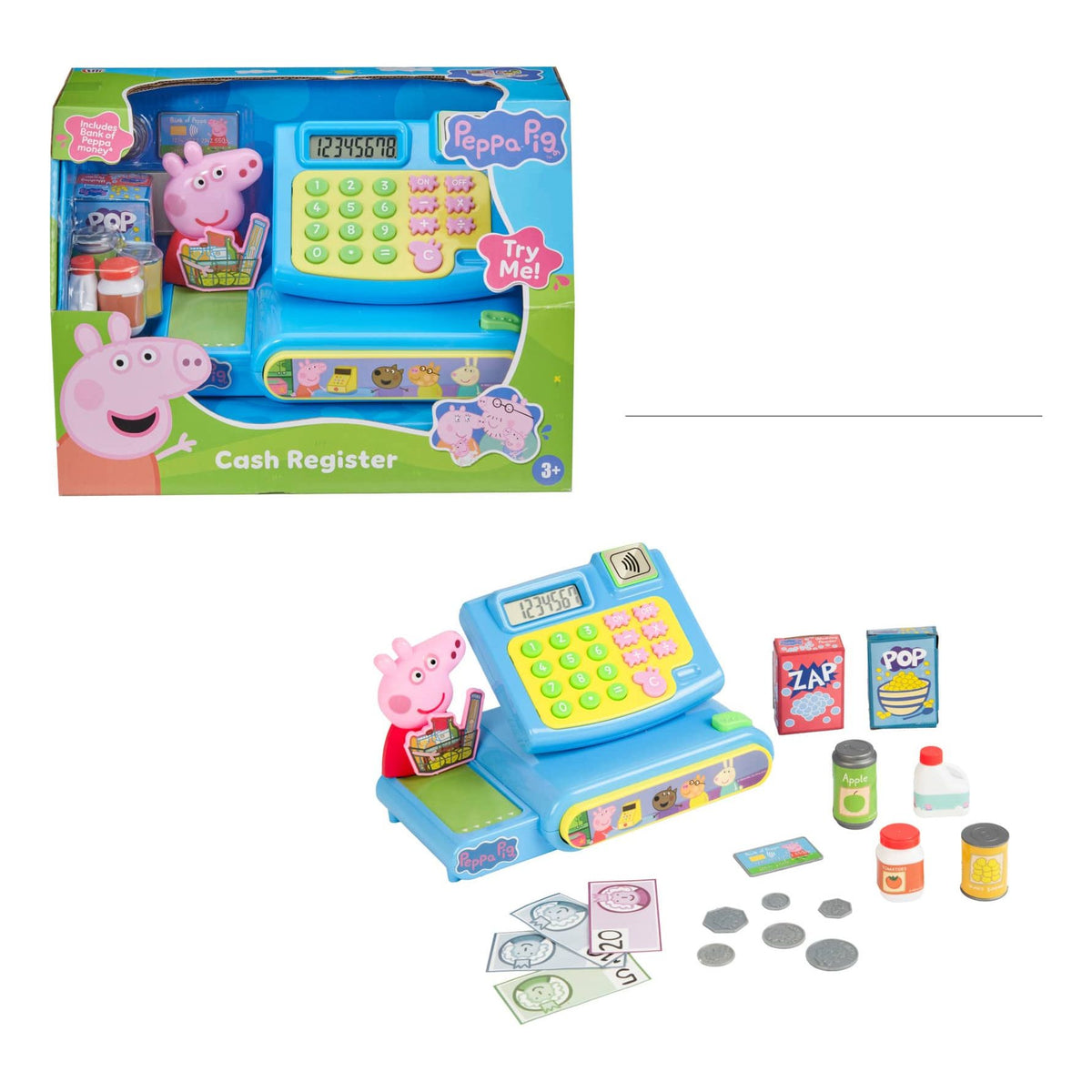 HTI Peppa Pig Cash Register Playset with Accessories