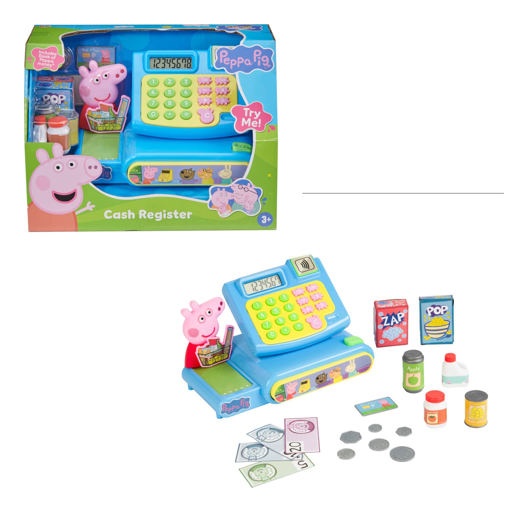 HTI Peppa Pig Cash Register Playset with Accessories