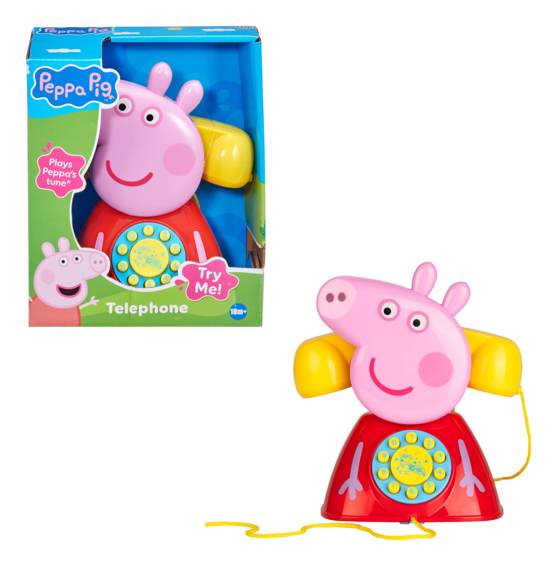 Peppa Pig Pull-Along Telephone with Character Sounds