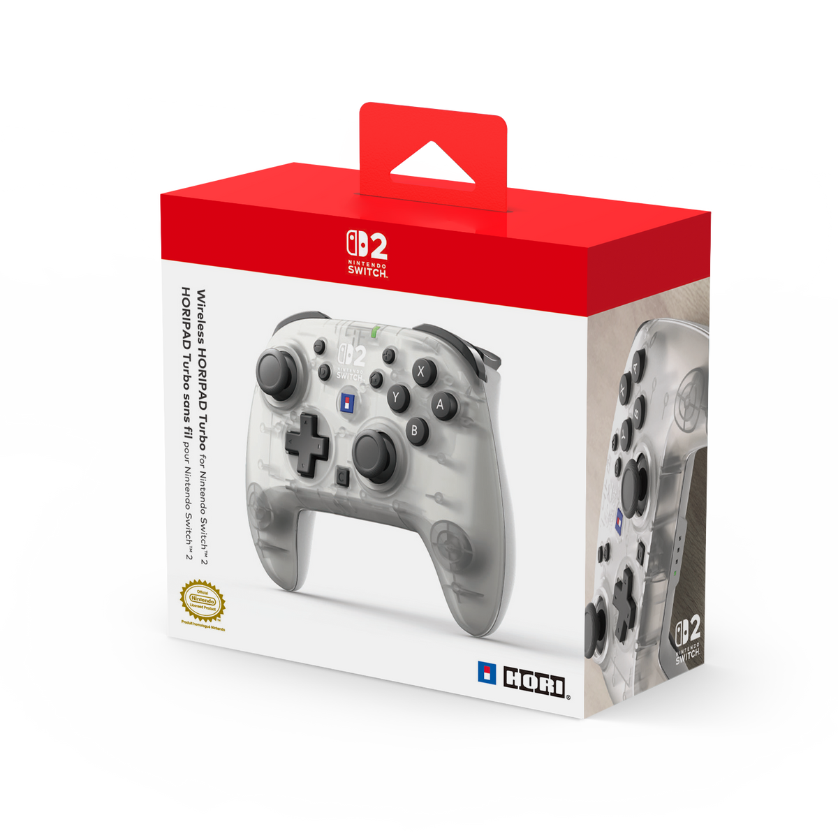 HORI Wireless HORIPAD Turbo Frost Controller for Nintendo Switch 2