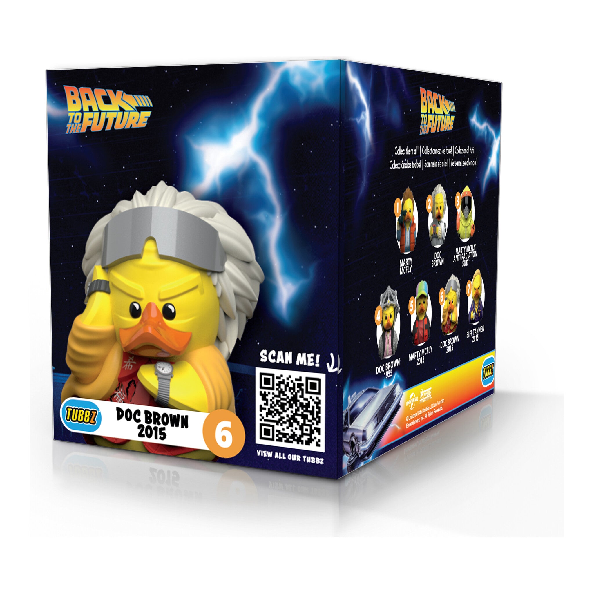 Numskull Back to the Future Doc Brown 2015 TUBBZ Boxed Collectible Figure