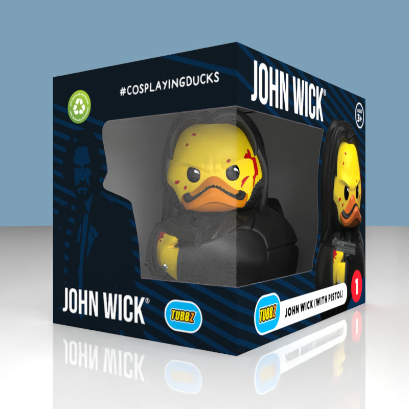 Numskull TUBBZ John Wick with Pistol Boxed Edition Collectible Duck